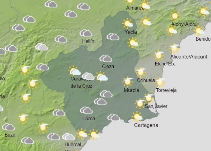 Calm after the storm: Murcia weekend weather forecast October 10-13