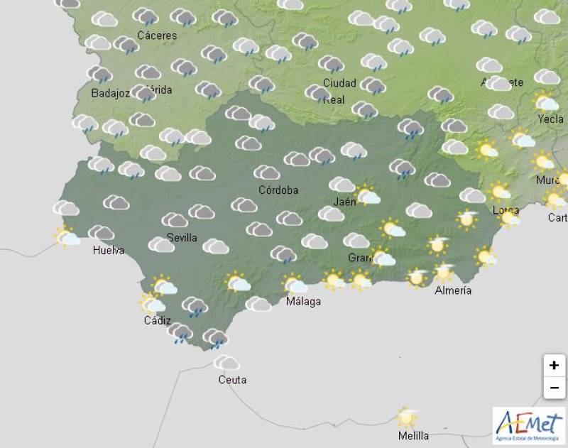 Breezy and wet this week: Andalusia weather forecast January 6-9