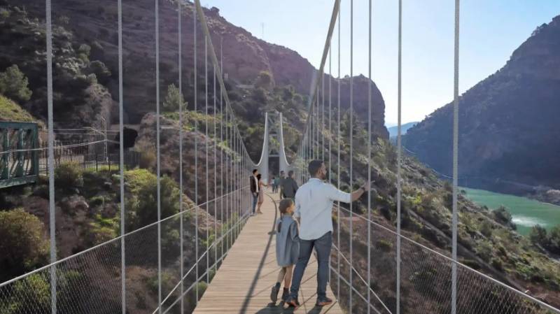 Caminito del Rey to expand with Spain's largest pedestrian suspension bridge