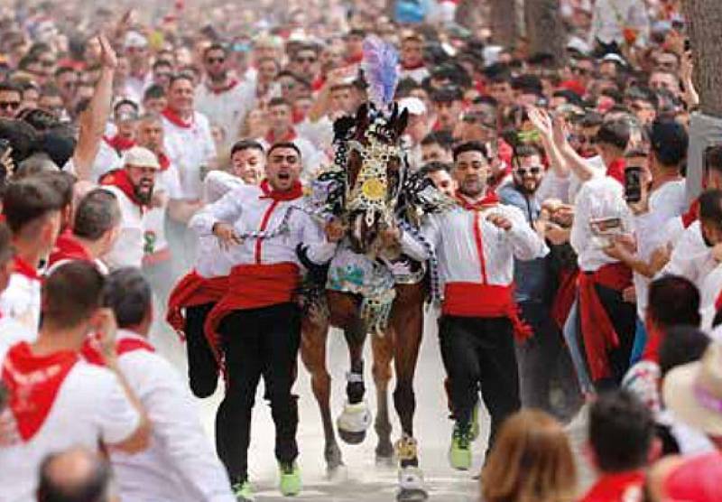 May 1 to 5 The Running of the Wine Horses 2025 and the main events of the annual Caravaca fiestas