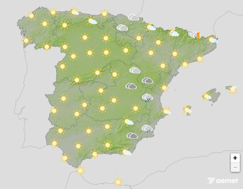 DANA storms replace heatwave: Spain weather forecast August 21-24