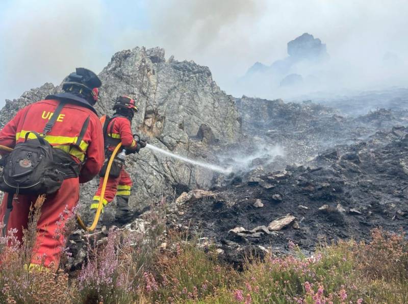 Spain still on high alert as forest fires continue across several regions
