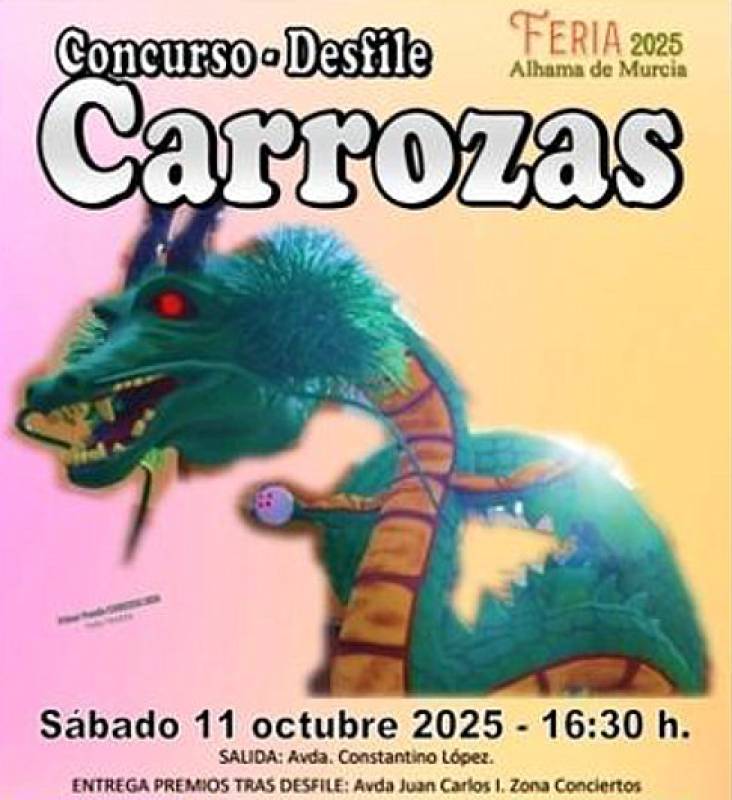 October 11 Grand float parade in the 2025 Feria de Alhama de Murcia