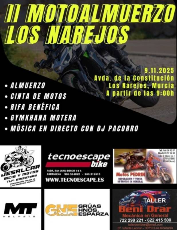 November 9 Bikers’ breakfast in Los Narejos!