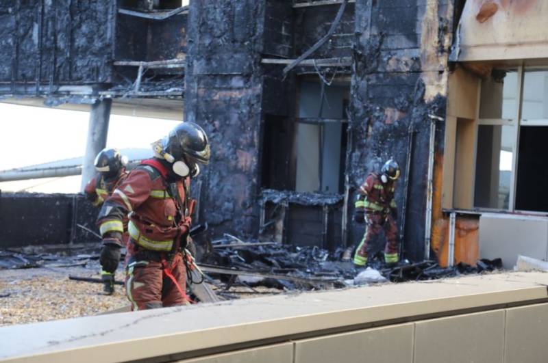 Santa Lucía Hospital had polyurethane cladding in its walls, like in fatal Valencia tower fire