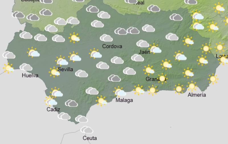 Andalucía weekly weather forecast January 5-8: Some rain, frosty starts and sunshine to end the week