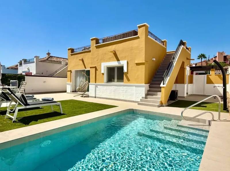 Gorgeous luxury villa with private pool for sale at Mar Menor Golf Resort from Simply Spanish Homes for €365,000