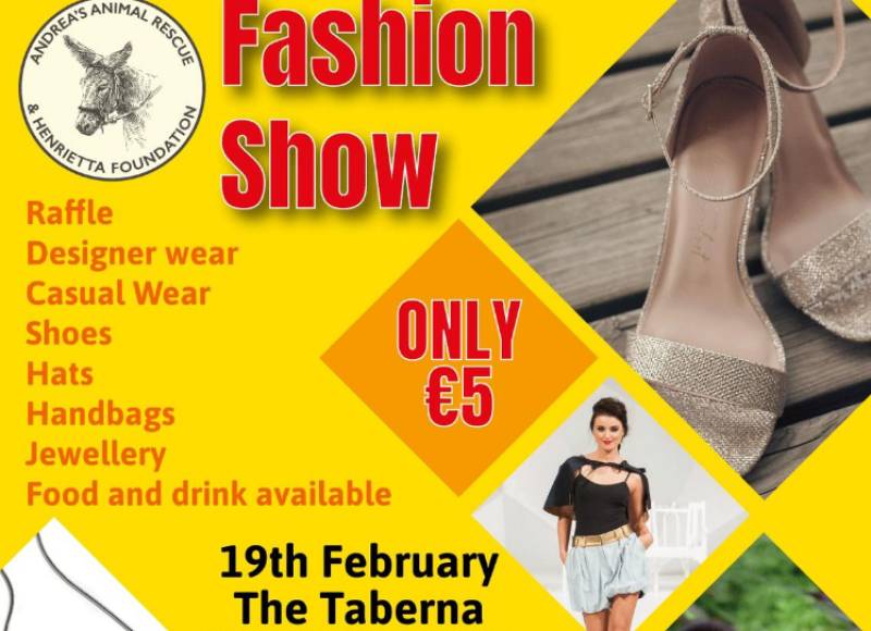 February 19 The Taberna Mazarrón fashion show in aid of Andrea's Animal Rescue