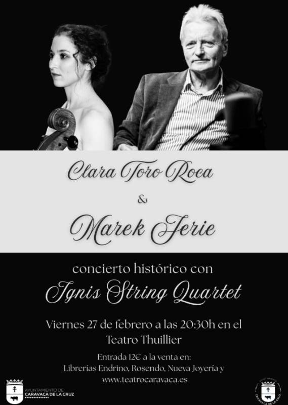 February 27 The Ignis String Quartet in concert in Caravaca