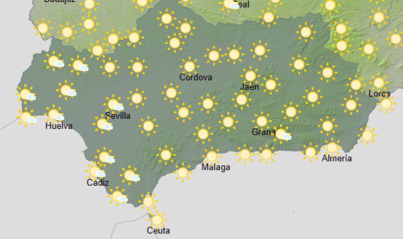 Andalucía weekend weather forecast April 2-5: Perfect Semana Santa sunshine