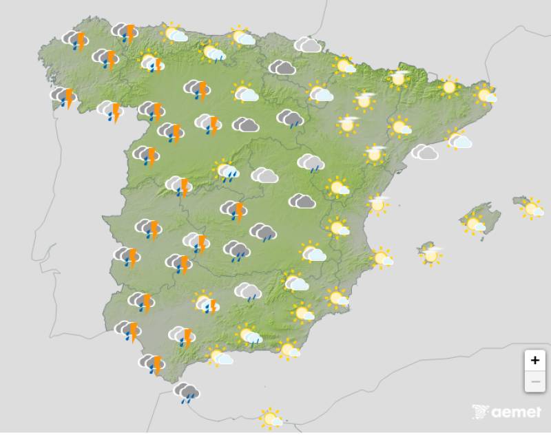 Rain and storms return to parts of Spain: Weather forecast April 6-9