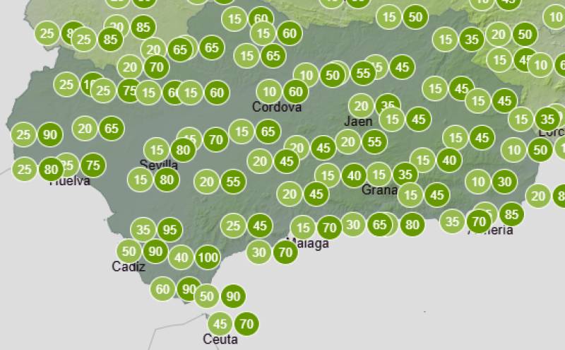 Andalucía weekly weather forecast June 1-4: Very hot inland, brighter on the coast