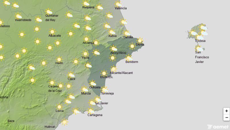 Warm days ahead as temperatures creep back up: Alicante weather forecast September 21-24