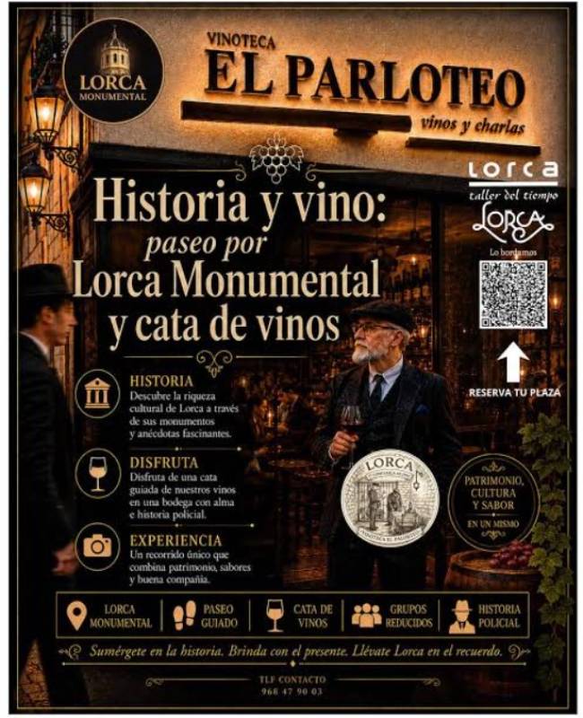 October 31 A history and wine tour in Lorca