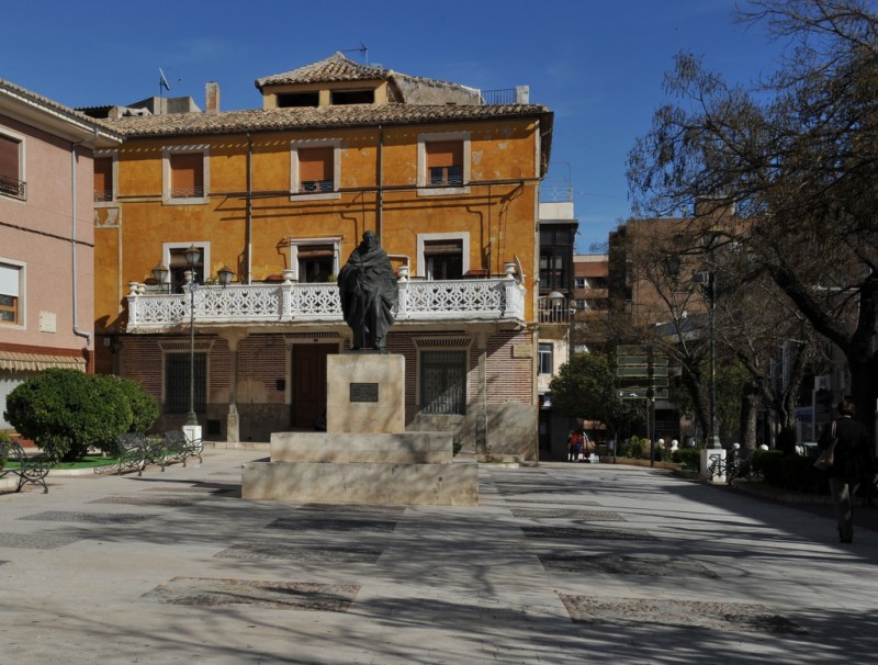 The Plaza de San Juan de la Cruz in Caravaca de la Cruz