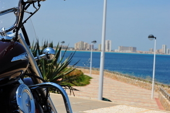 Cabo de Palos, visiting the lighthouse and marina area, a great ride out for bikers