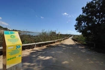 The Las Salinas visitors centre in San Pedro del Pinatar