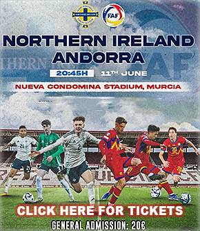 Northern Ireland v Andorra Footbal Banner